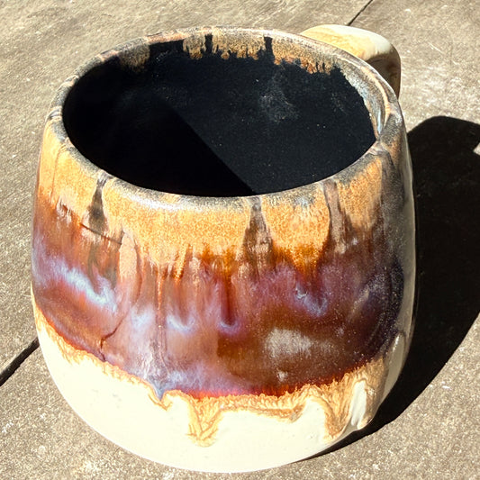 Handmade 16oz Stoneware Mug - Root Beer