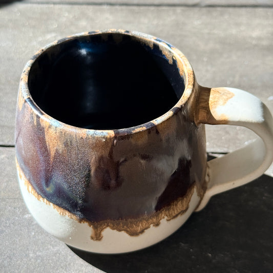 Handmade 16oz Stoneware Mug - Root Beer