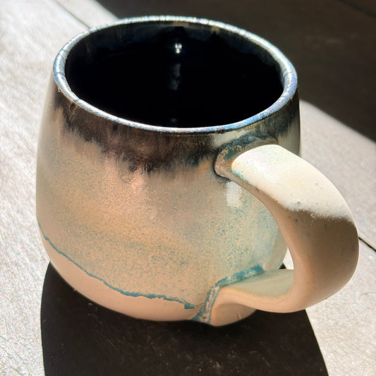 Handmade 16oz Stoneware Mug - Norse Blue