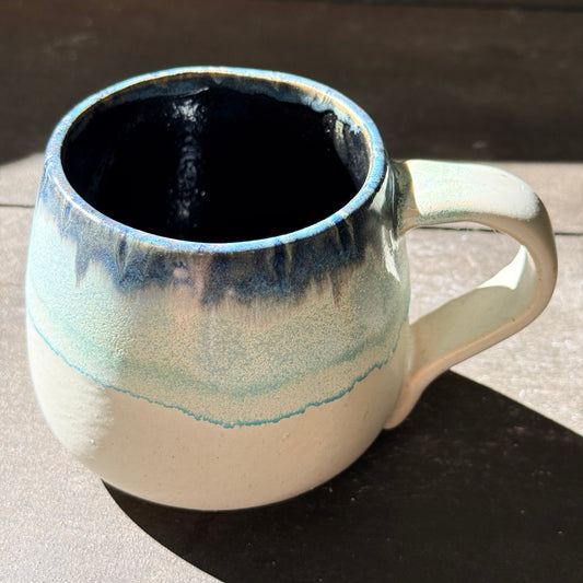 Handmade 16oz Stoneware Mug - Norse Blue