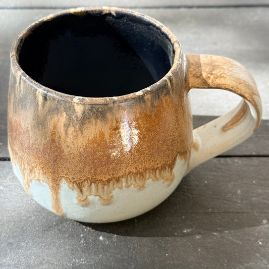 Handmade 16oz Stoneware Mug - Root Beer