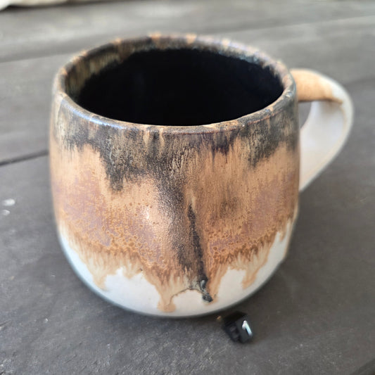 Handmade 16oz Stoneware Mug #1 | Northern Michigan Pottery | Perfectly Imperfect Pottery Coffee Cup | Made with Love by Got Mug Pottery
