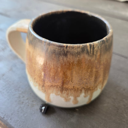 Handmade 16oz Stoneware Mug #1 | Northern Michigan Pottery | Perfectly Imperfect Pottery Coffee Cup | Made with Love by Got Mug Pottery