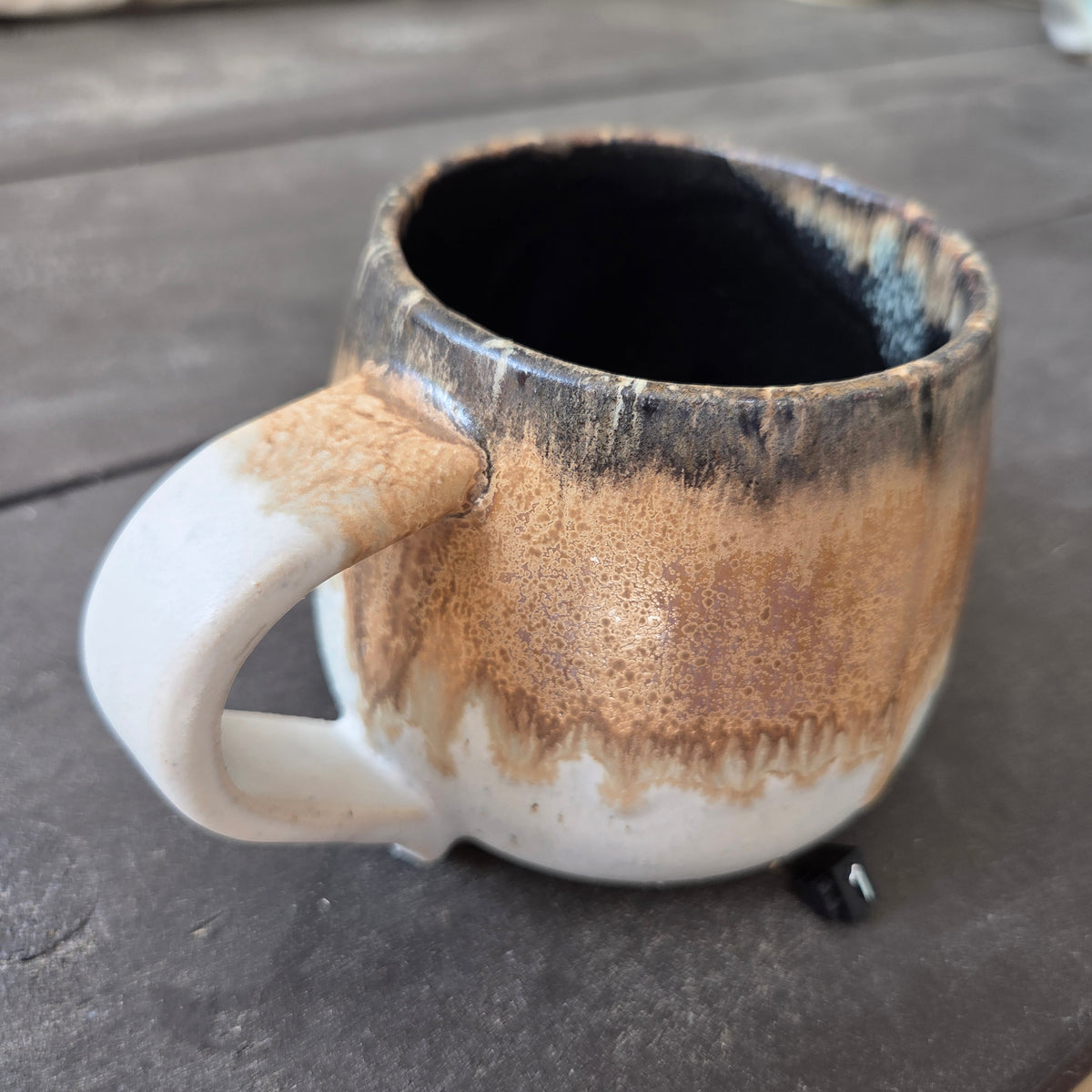 Handmade 16oz Stoneware Mug #1 | Northern Michigan Pottery | Perfectly Imperfect Pottery Coffee Cup | Made with Love by Got Mug Pottery