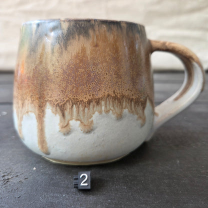 Handmade 16oz Stoneware Mug #2 | Northern Michigan Pottery | Perfectly Imperfect Pottery Coffee Cup | Made with Love by Got Mug Pottery