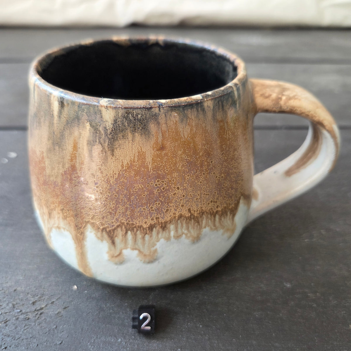 Handmade 16oz Stoneware Mug #2 | Northern Michigan Pottery | Perfectly Imperfect Pottery Coffee Cup | Made with Love by Got Mug Pottery