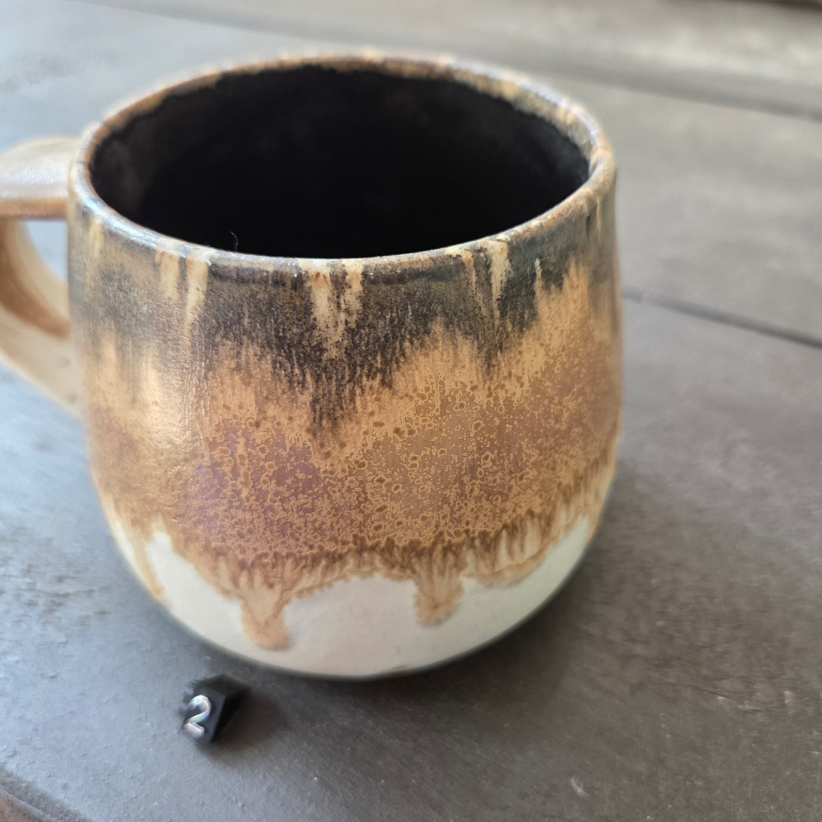 Handmade 16oz Stoneware Mug #2 | Northern Michigan Pottery | Perfectly Imperfect Pottery Coffee Cup | Made with Love by Got Mug Pottery