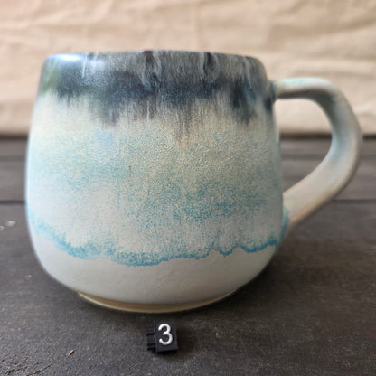 Handmade 16oz Stoneware Mug #3 | Northern Michigan Pottery | Perfectly Imperfect Pottery Coffee Cup | Made with Love by Got Mug Pottery
