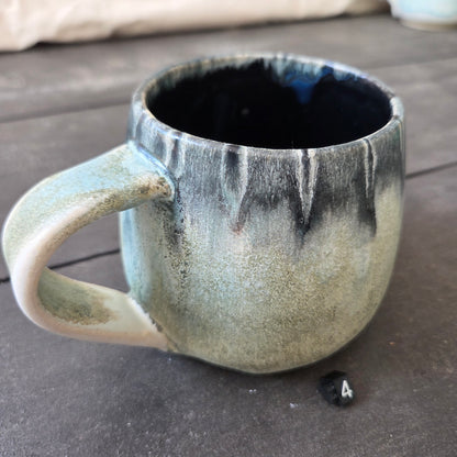 Handmade 16oz Stoneware Mug #4 | Northern Michigan Pottery | Perfectly Imperfect Pottery Coffee Cup | Made with Love by Got Mug Pottery