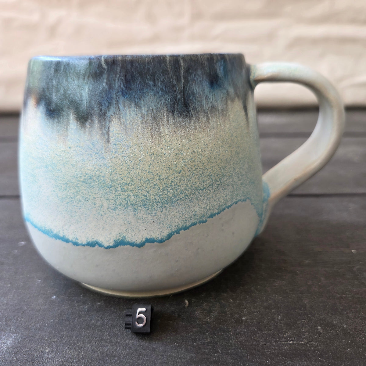 Handmade 16oz Stoneware Mug #5 | Northern Michigan Pottery | Perfectly Imperfect Pottery Coffee Cup | Made with Love by Got Mug Pottery5