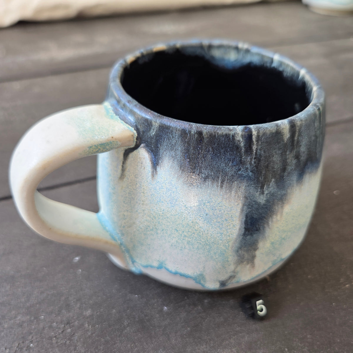 Handmade 16oz Stoneware Mug #5 | Northern Michigan Pottery | Perfectly Imperfect Pottery Coffee Cup | Made with Love by Got Mug Pottery5