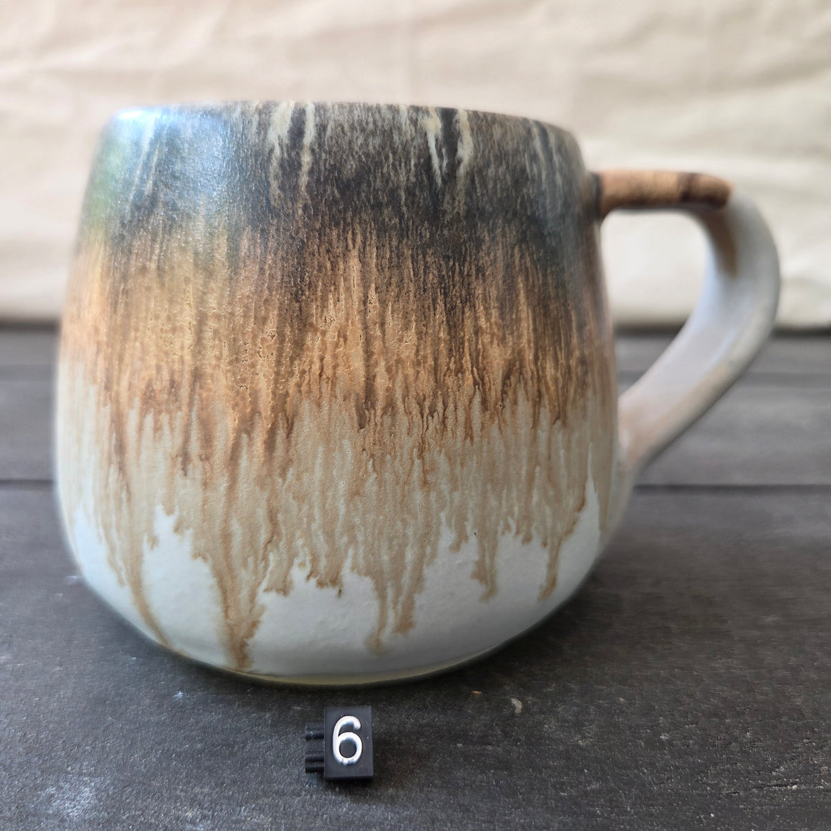 Handmade 16oz Stoneware Mug #6 | Northern Michigan Pottery | Perfectly Imperfect Pottery Coffee Cup | Made with Love by Got Mug Pottery