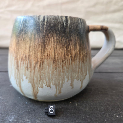 Handmade 16oz Stoneware Mug #6 | Northern Michigan Pottery | Perfectly Imperfect Pottery Coffee Cup | Made with Love by Got Mug Pottery