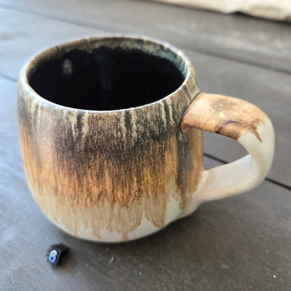Handmade 16oz Stoneware Mug #6 | Northern Michigan Pottery | Perfectly Imperfect Pottery Coffee Cup | Made with Love by Got Mug Pottery