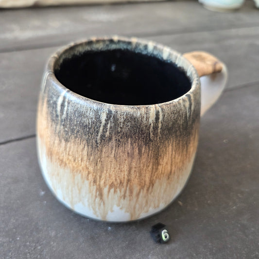 Handmade 16oz Stoneware Mug #6 | Northern Michigan Pottery | Perfectly Imperfect Pottery Coffee Cup | Made with Love by Got Mug Pottery