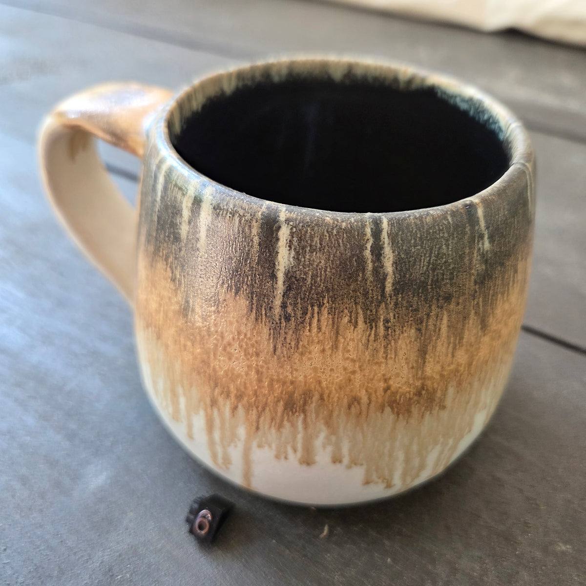 Handmade 16oz Stoneware Mug #6 | Northern Michigan Pottery | Perfectly Imperfect Pottery Coffee Cup | Made with Love by Got Mug Pottery