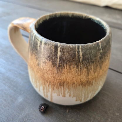 Handmade 16oz Stoneware Mug #6 | Northern Michigan Pottery | Perfectly Imperfect Pottery Coffee Cup | Made with Love by Got Mug Pottery
