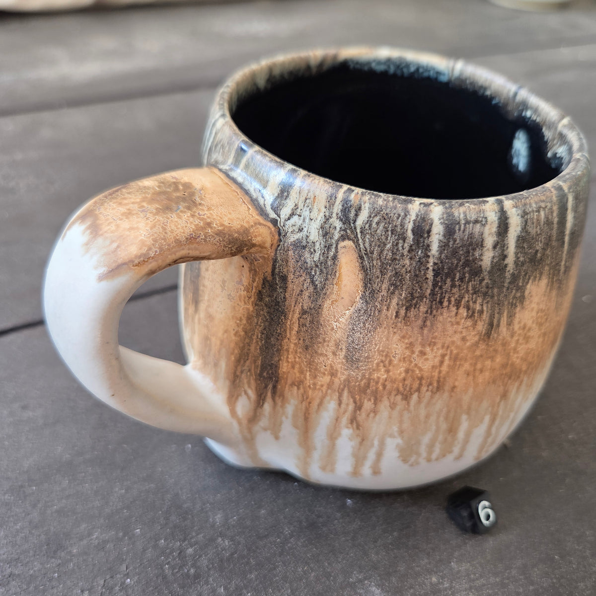 Handmade 16oz Stoneware Mug #6 | Northern Michigan Pottery | Perfectly Imperfect Pottery Coffee Cup | Made with Love by Got Mug Pottery