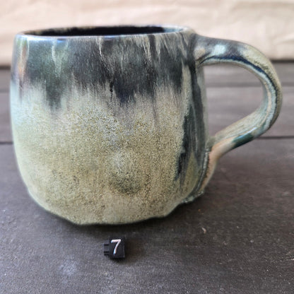 Handmade 16oz Stoneware Mug #7 | Northern Michigan Pottery | Perfectly Imperfect Pottery Coffee Cup | Made with Love by Got Mug Pottery