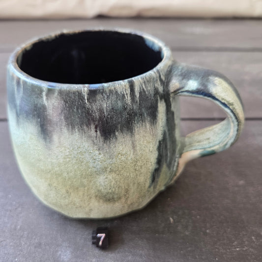 Handmade 16oz Stoneware Mug #7 | Northern Michigan Pottery | Perfectly Imperfect Pottery Coffee Cup | Made with Love by Got Mug Pottery
