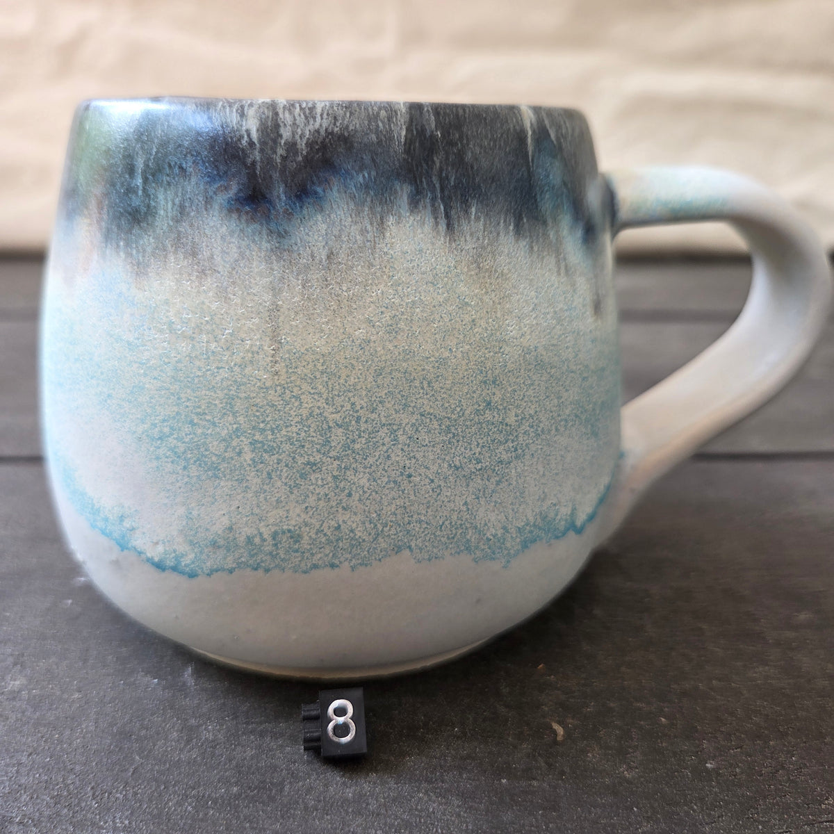 Handmade 16oz Stoneware Mug #8 | Northern Michigan Pottery | Perfectly Imperfect Pottery Coffee Cup | Made with Love by Got Mug Pottery