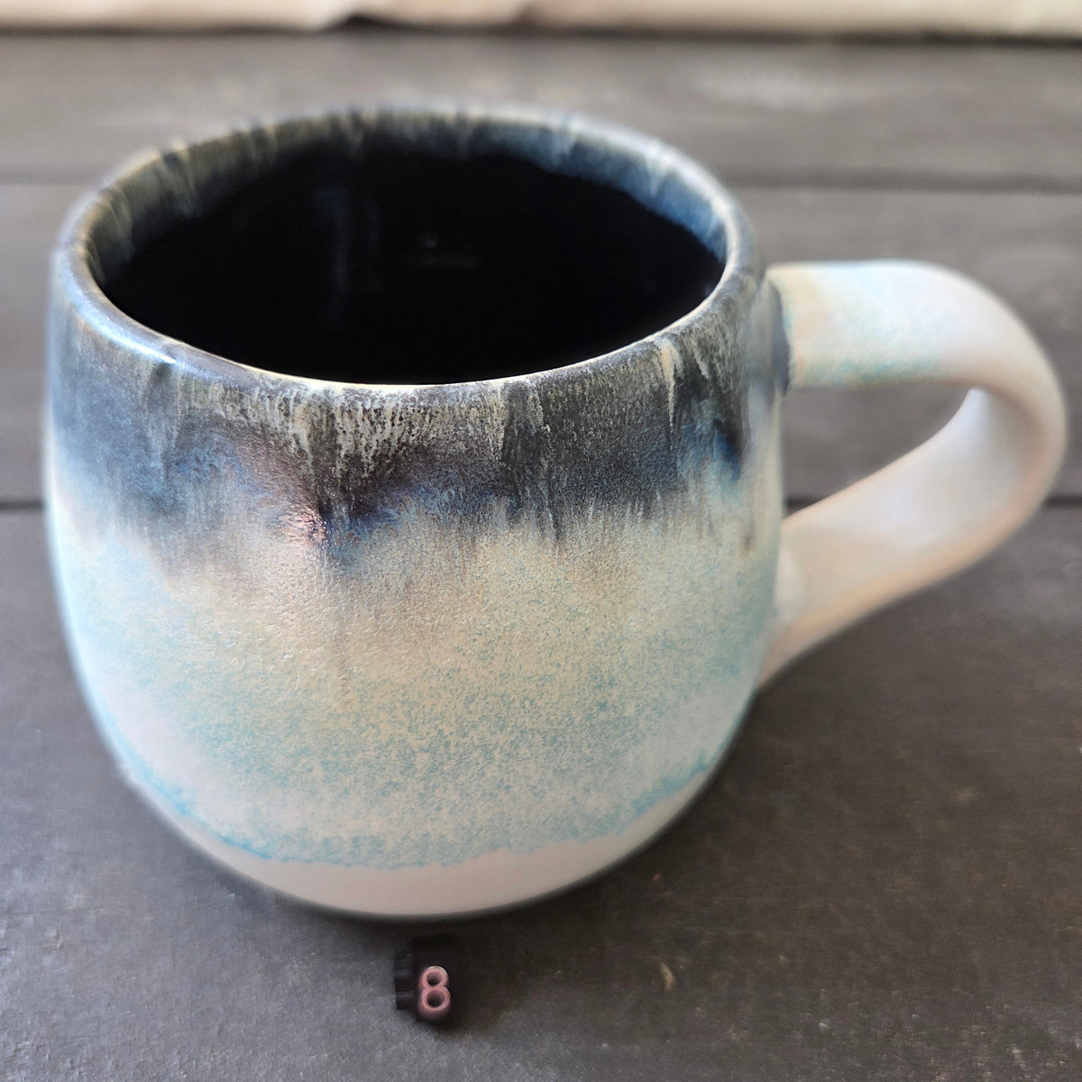 Handmade 16oz Stoneware Mug #8 | Northern Michigan Pottery | Perfectly Imperfect Pottery Coffee Cup | Made with Love by Got Mug Pottery