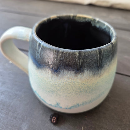 Handmade 16oz Stoneware Mug #8 | Northern Michigan Pottery | Perfectly Imperfect Pottery Coffee Cup | Made with Love by Got Mug Pottery