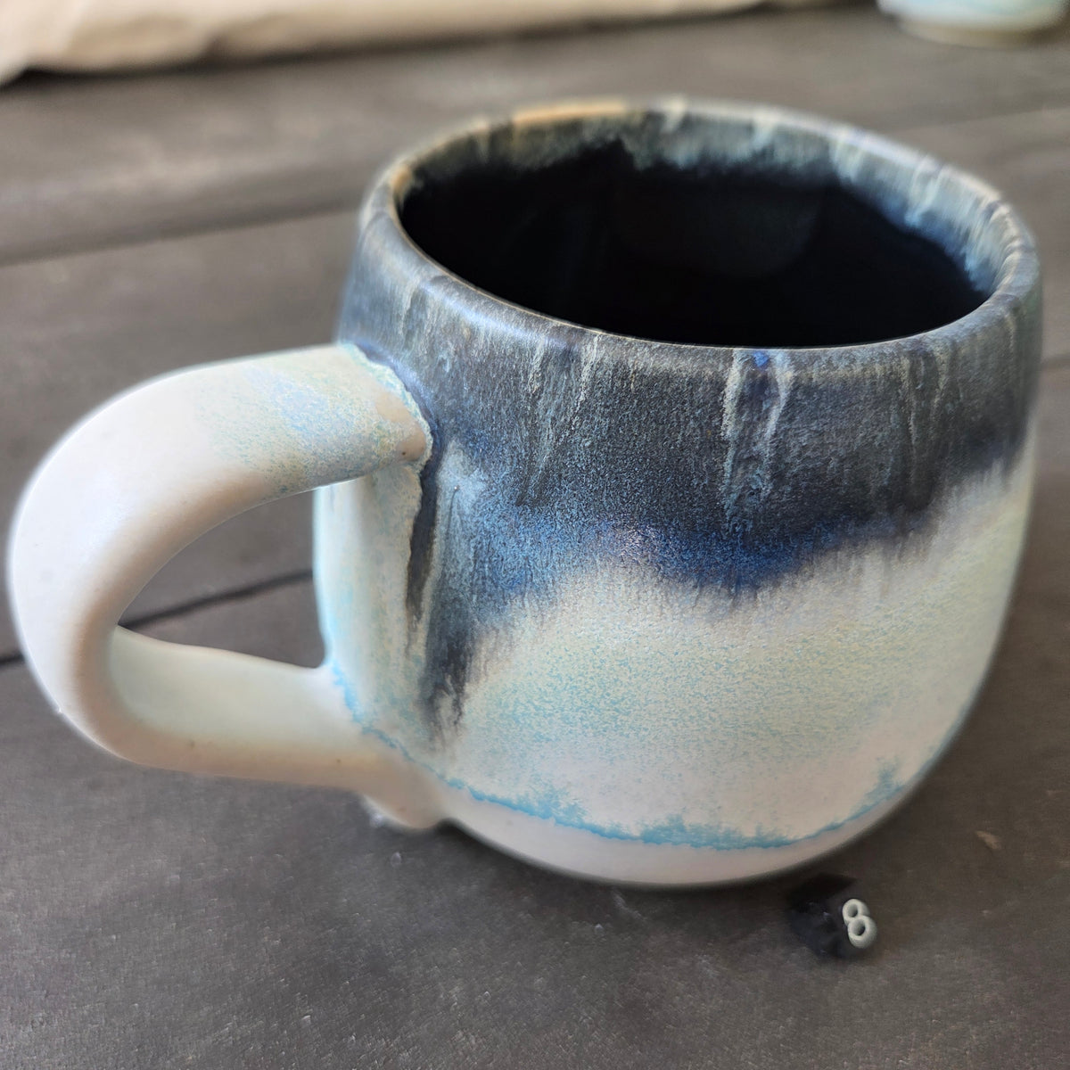 Handmade 16oz Stoneware Mug #8 | Northern Michigan Pottery | Perfectly Imperfect Pottery Coffee Cup | Made with Love by Got Mug Pottery