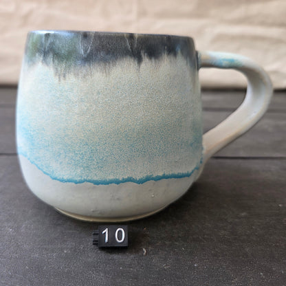 Handmade 16oz Stoneware Mug #10 | Northern Michigan Pottery | Perfectly Imperfect Pottery Coffee Cup | Made with Love by Got Mug Pottery