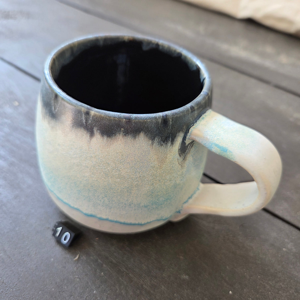 Handmade 16oz Stoneware Mug #10 | Northern Michigan Pottery | Perfectly Imperfect Pottery Coffee Cup | Made with Love by Got Mug Pottery