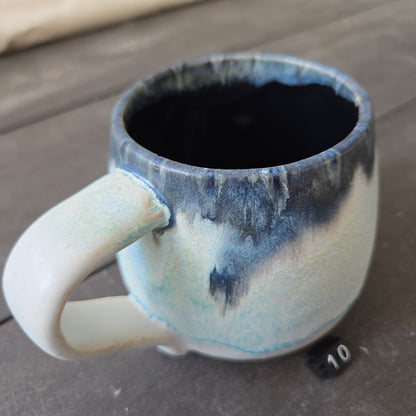 Handmade 16oz Stoneware Mug #10 | Northern Michigan Pottery | Perfectly Imperfect Pottery Coffee Cup | Made with Love by Got Mug Pottery