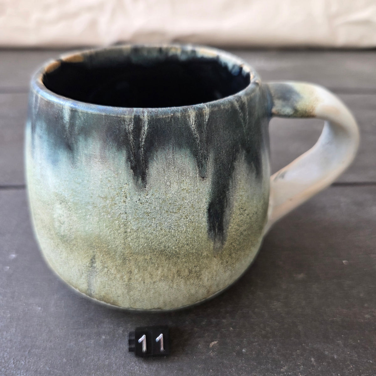 Handmade 16oz Stoneware Mug #11 | Northern Michigan Pottery | Perfectly Imperfect Pottery Coffee Cup | Made with Love by Got Mug Pottery