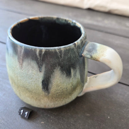 Handmade 16oz Stoneware Mug #11 | Northern Michigan Pottery | Perfectly Imperfect Pottery Coffee Cup | Made with Love by Got Mug Pottery