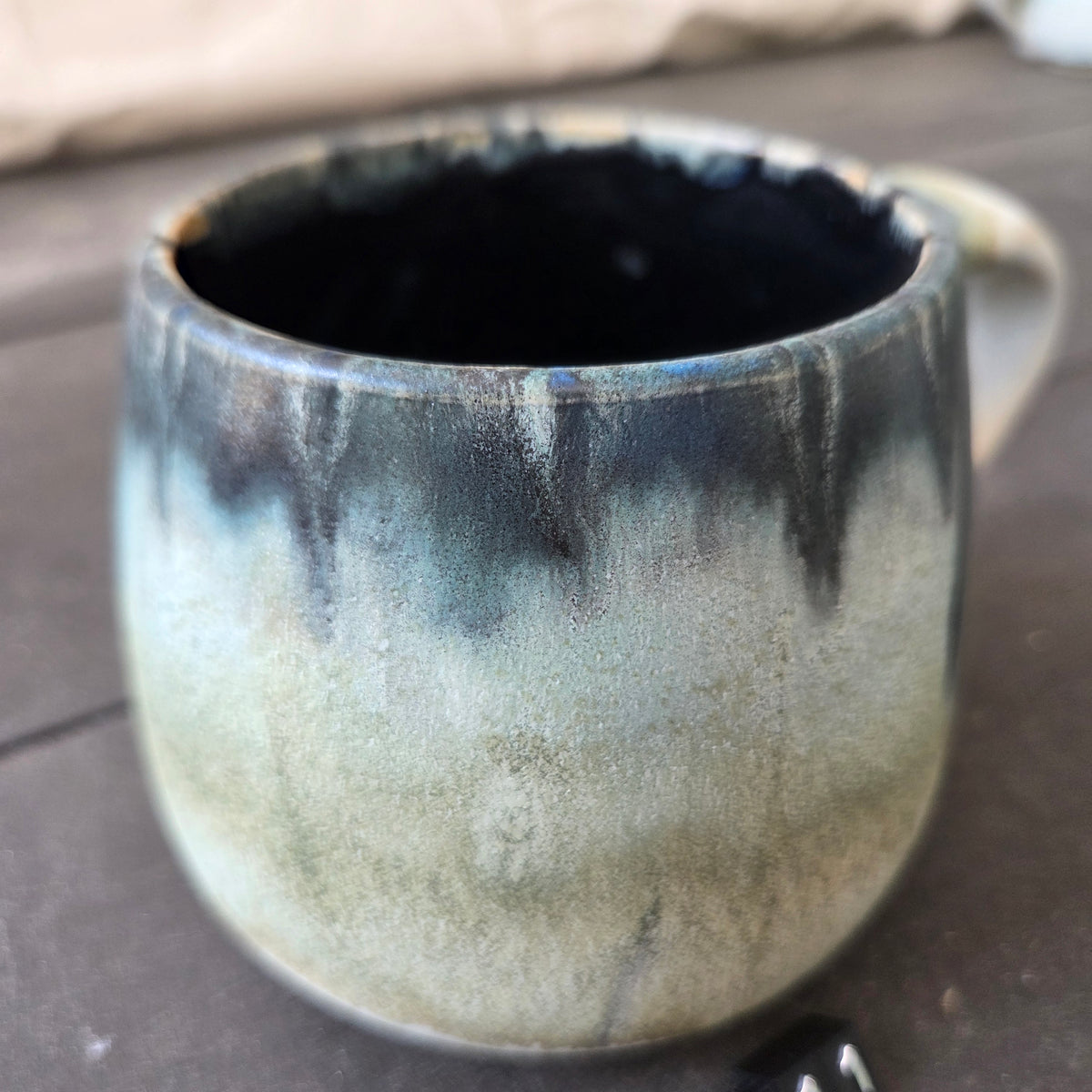 Handmade 16oz Stoneware Mug #11 | Northern Michigan Pottery | Perfectly Imperfect Pottery Coffee Cup | Made with Love by Got Mug Pottery