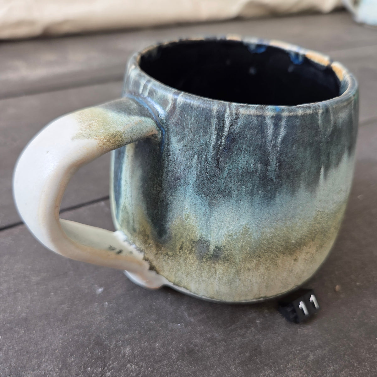 Handmade 16oz Stoneware Mug #11 | Northern Michigan Pottery | Perfectly Imperfect Pottery Coffee Cup | Made with Love by Got Mug Pottery