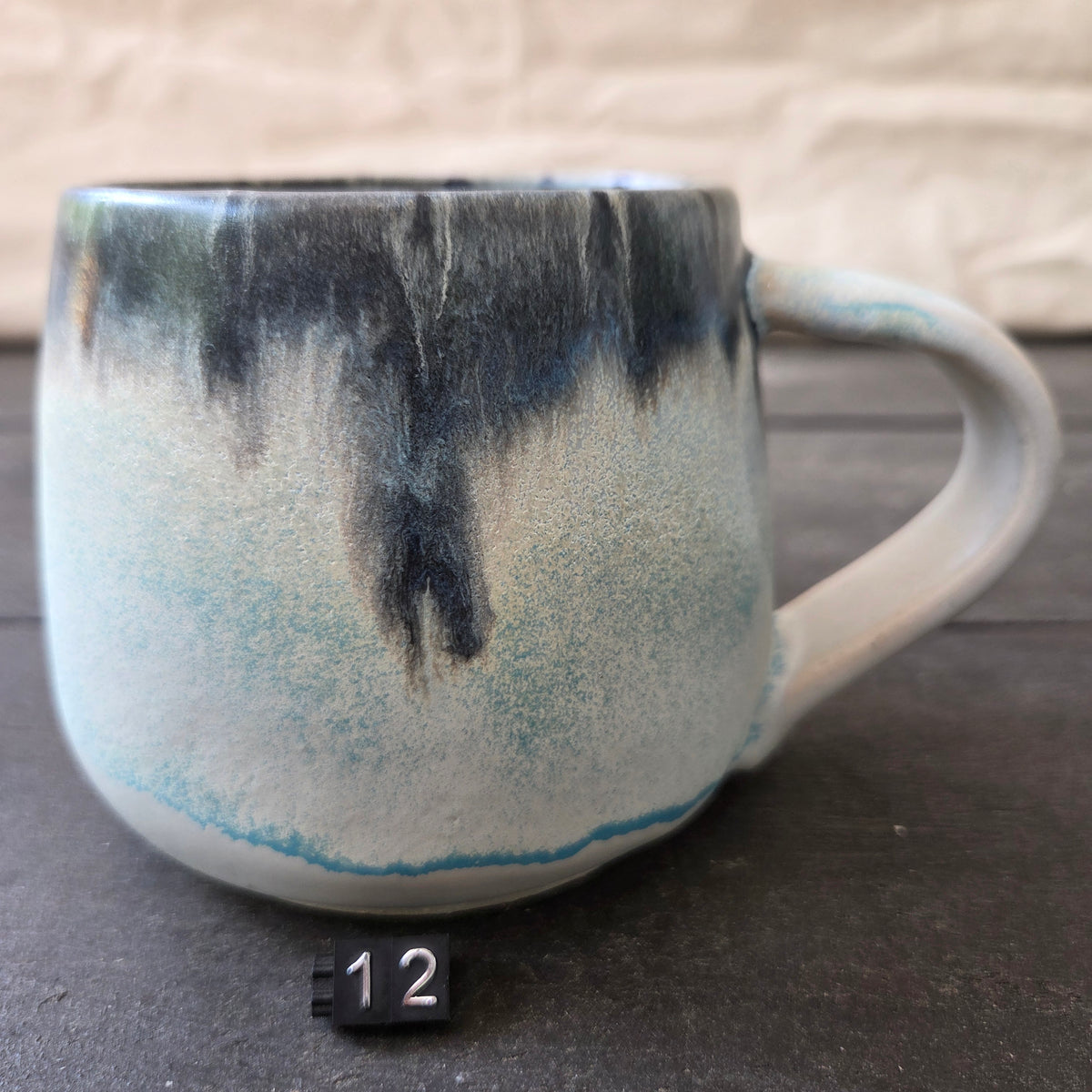 Handmade 16oz Stoneware Mug #12 | Northern Michigan Pottery | Perfectly Imperfect Pottery Coffee Cup | Made with Love by Got Mug Pottery