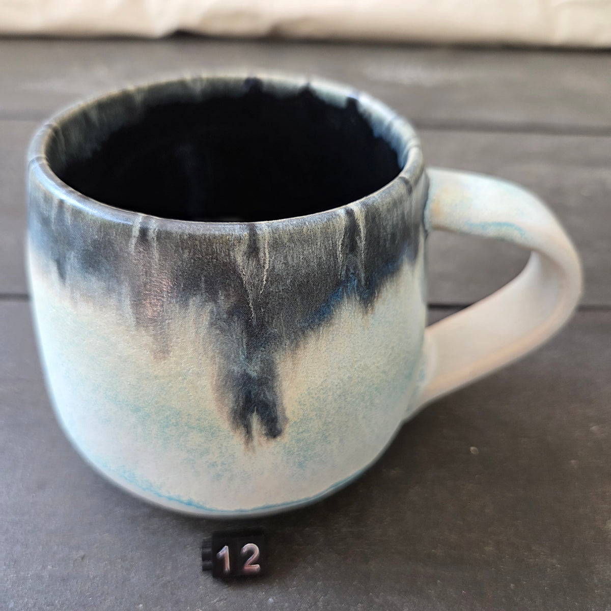 Handmade 16oz Stoneware Mug #12 | Northern Michigan Pottery | Perfectly Imperfect Pottery Coffee Cup | Made with Love by Got Mug Pottery