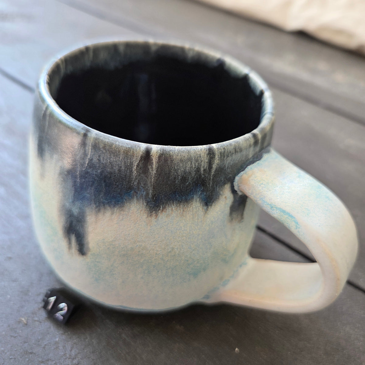 Handmade 16oz Stoneware Mug #12 | Northern Michigan Pottery | Perfectly Imperfect Pottery Coffee Cup | Made with Love by Got Mug Pottery