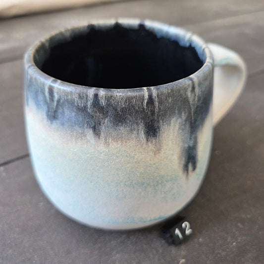 Handmade 16oz Stoneware Mug #12 | Northern Michigan Pottery | Perfectly Imperfect Pottery Coffee Cup | Made with Love by Got Mug Pottery