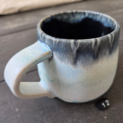 Handmade 16oz Stoneware Mug #12 | Northern Michigan Pottery | Perfectly Imperfect Pottery Coffee Cup | Made with Love by Got Mug Pottery