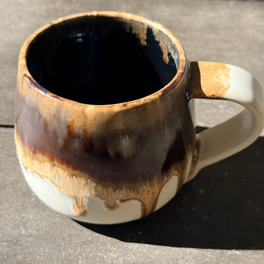 Handmade 16oz Stoneware Mug - Root Beer