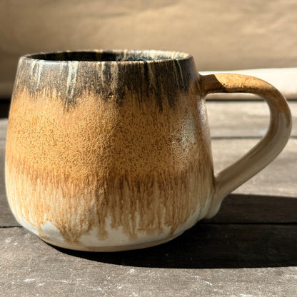 Handmade 16oz Stoneware Mug - Root Beer