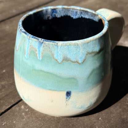 Handmade 16oz Stoneware Mug - Norse Blue