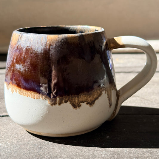 Handmade 16oz Stoneware Mug - Root Beer