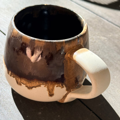 Handmade 16oz Stoneware Mug - Root Beer
