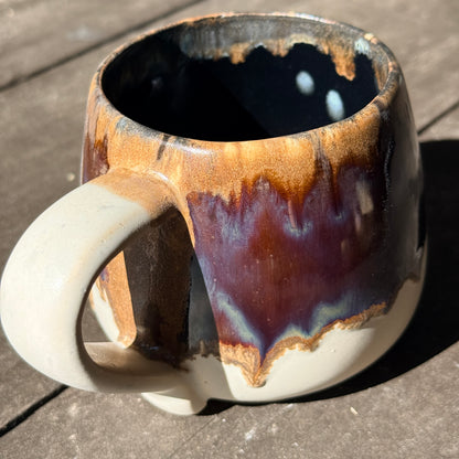 Handmade 16oz Stoneware Mug - Root Beer
