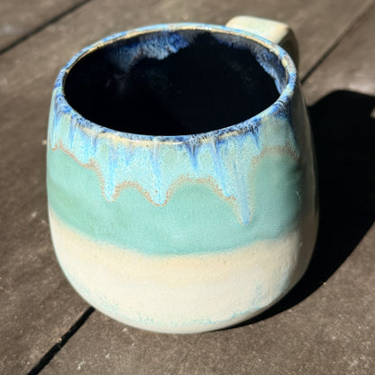Handmade 16oz Stoneware Mug - Norse Blue