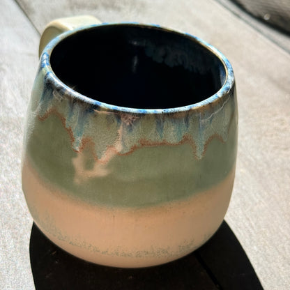 Handmade 16oz Stoneware Mug - Norse Blue