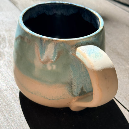 Handmade 16oz Stoneware Mug - Norse Blue