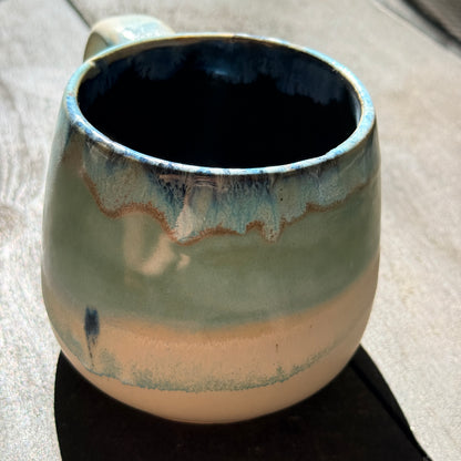 Handmade 16oz Stoneware Mug - Norse Blue